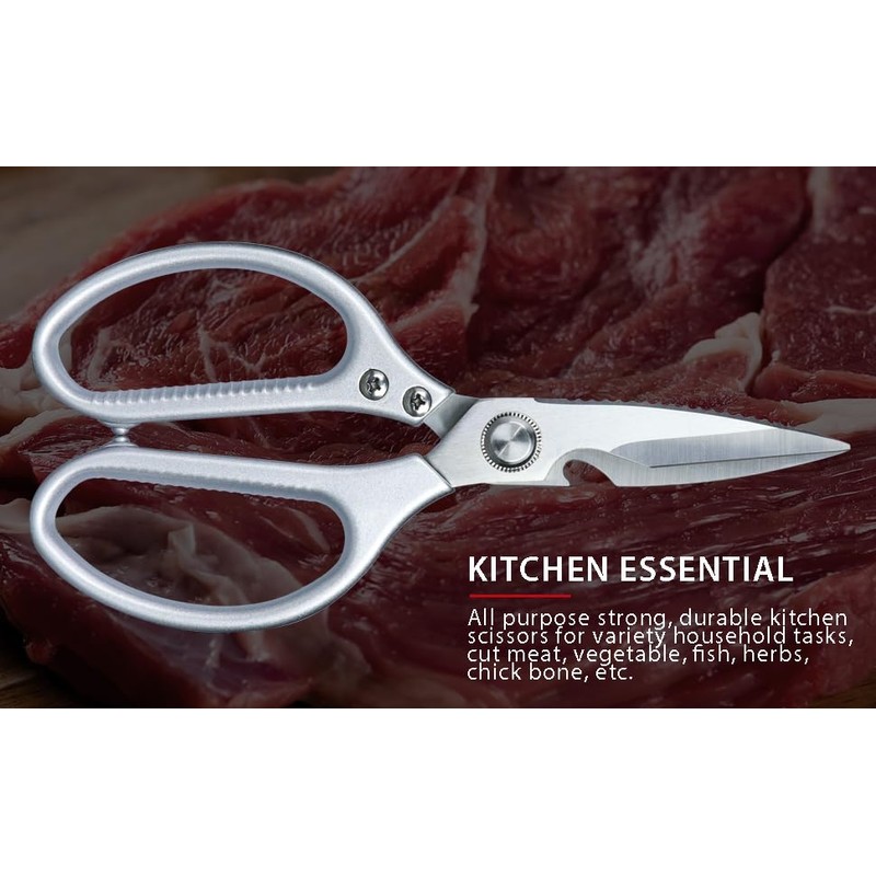 Generic Heavy Duty Kitchen Shears, Dishwasher Safe, Sharp Cutting for
