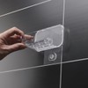 Addis 517872 Invisifix Bathroom Soap Dish holder, Translucent, 9.5 x