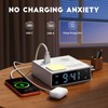 White Noise Sound Machine with Dual Alarm Clock - Soft