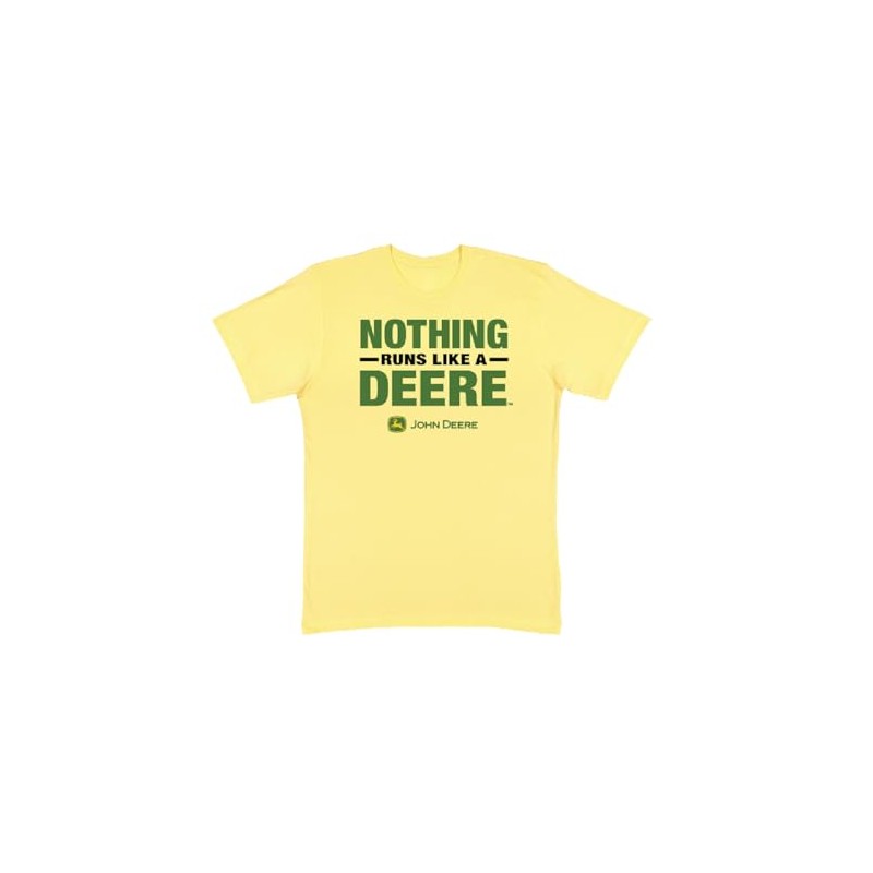 John Deere Mds1254 Nothing Runs Like A Deere-Yellow -Large