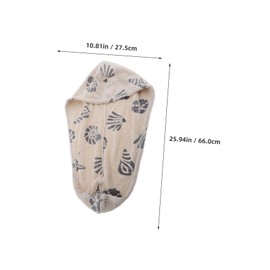 TOVINANNA Super Absorbent Hair Towel Wrap for Women Soft and Comfortable Drying Turban Lightweight Portable for Travel and Gym