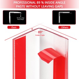 Wall Corner Protector, Clear Self-Adhesive Corner Guards for Walls, 2 PCS 31.5'' / 47.2'' Transparent Wall Corner Guard Edge Protector (47.2'')