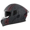 SPARK DOT Approved Modular Flip-Up Dual Visor Motorcycle Full Face