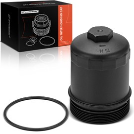 A-Premium Oil Filter Housing Cap Assembly Compatible with Freightliner B2, Century Class, FB65, FL50, FL60, FL70, FL80, FS65, M2 100 106, MB Line, MT45, MT55 & Sterling Truck Acterra 5500 6500 7500