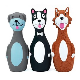 Chiwava 3PCS 5.7" Juguete de Latex con Sonido para Perros Juego Divertido