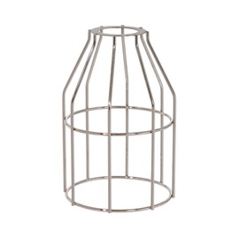 B&P Lamp® Slip On Bulb Cage, Polished Nickel Finish