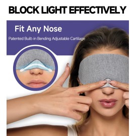 Mavogel Cotton Sleep Mask - Updated Design Light Blocking Sleep Eye Ma