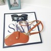 Soft Leather Sunglasses Bag Pouch Slim Glasses Case Holder Glasses