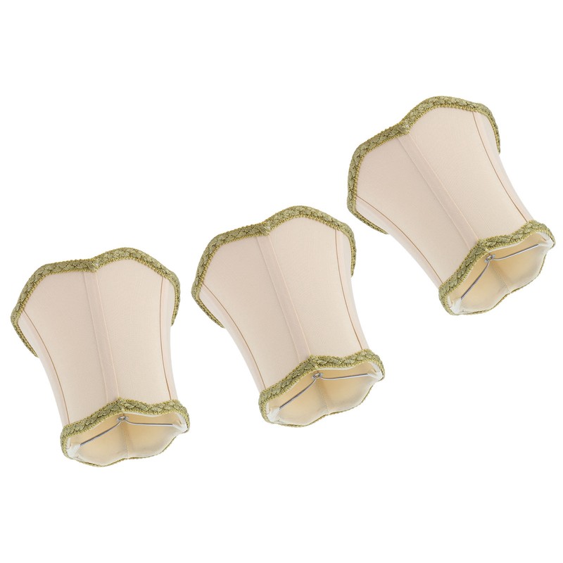 3Pcs Modern Lampshade European Style ClipOn E14 Chandelier Lamp Shade