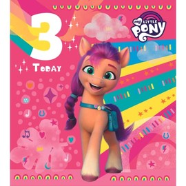 Danilo Cards My Little Pony Age 3 Birthday Card, 7 X 6