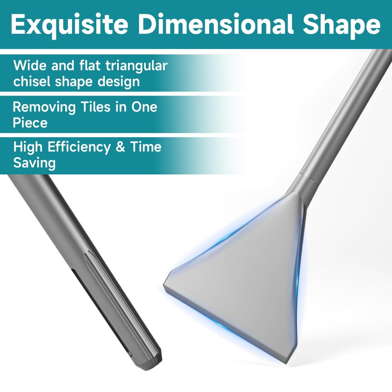 YOSIGHT Tile Chisel with SDS-Max Shanks - 4.33 In. x