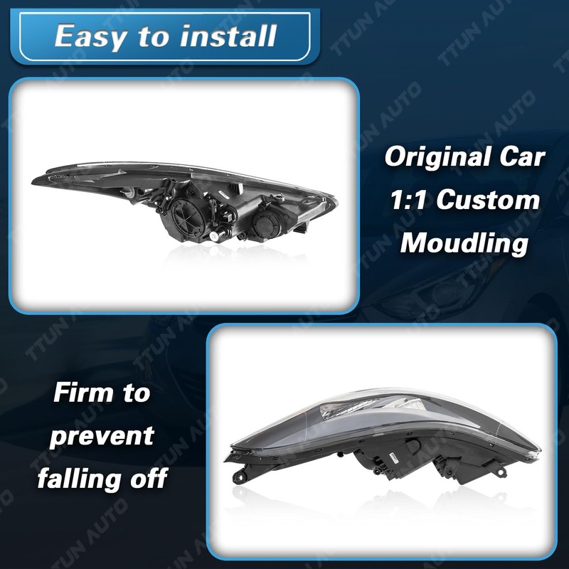 TTUN AUTO Compatible with 2014 2015 2016 Hyundai Elantra Sport/Limited