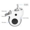 4in Universal Wheel Quiet High Speed Rotating Heavy Duty Swirl