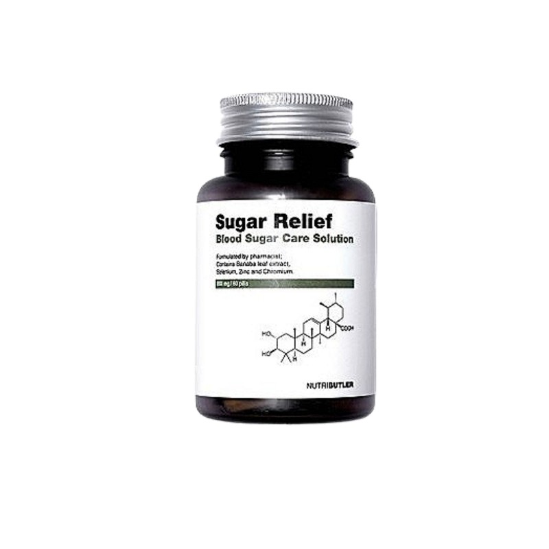 Nutri Butler Sugar Relief 800mg x 60 tablets, 2 months