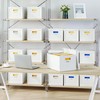 Seseno File Organizer File Box with Lid, Universal Hanging File