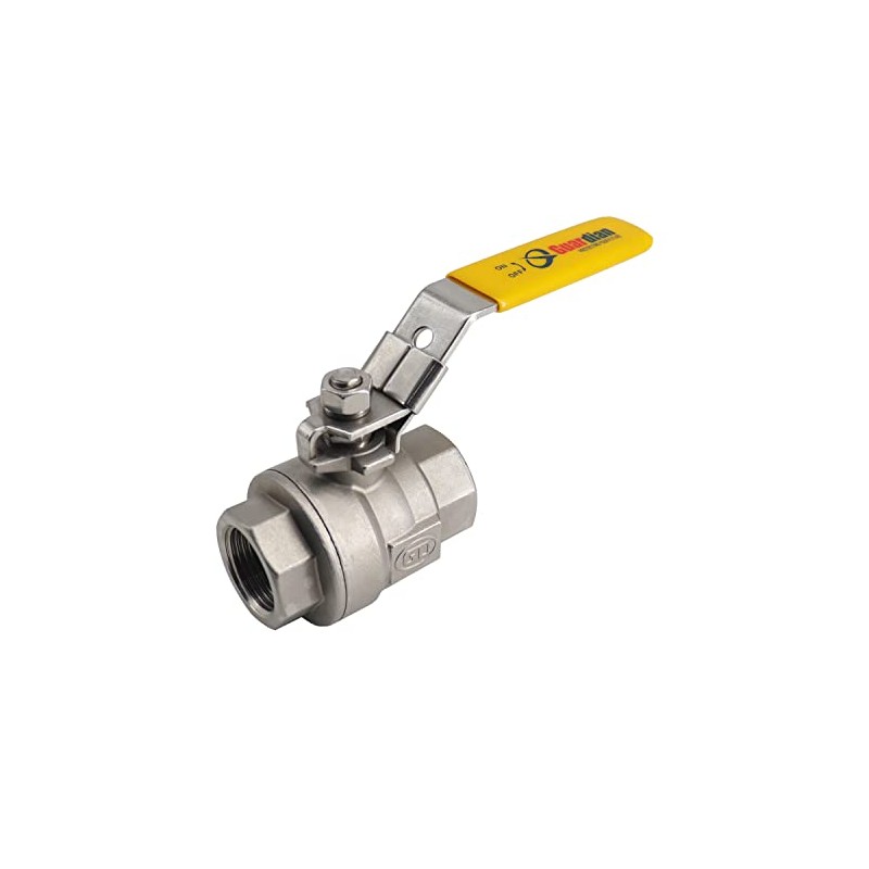1/4" 316ss 2000PSI 2 PC Full Port Ball Valve