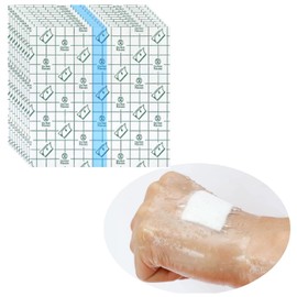 防水ドレッシング 防水フィルム 50枚 透明絆創膏 10x10cm キズ防水フィルム キズに保護フィルム ドレッシングテープ キズに保護テープ 防水 透明 粘着性 創傷用粘着 お風呂 固定テープ 入浴 水泳 水仕事 タトゥー介護 創傷ドレッシングテープ 透き通った （10*10cm）【Gudyir】 (10*10cm)