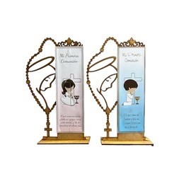 Retablos Separador Centro de Mesa Recuerdos Primera Comunión Niño o Niña 10 Pz