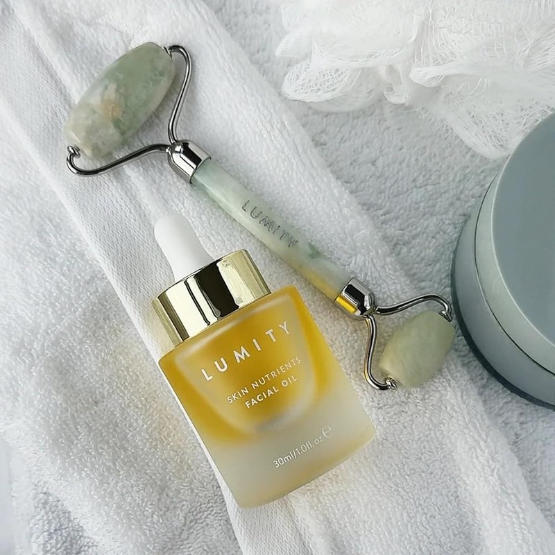 Lumity Jade Roller, Luxurious Jade Roller - a Skincare Essential,