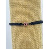 Evil Eye Macrame Black Cord Bracelet Bad Energy Protect Round