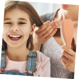 BESPORTBLE 1 Set Hair Brush and Comb Set Wooden Grooming Kit with Soft Wool Bristle Brush for Newborns Safe Comfortable and Portable Hair