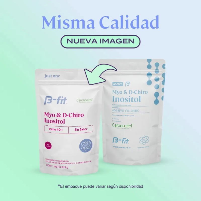 Fit Just Inositol Myo Chiro Fórmula Suministro Meses Servicios Alta