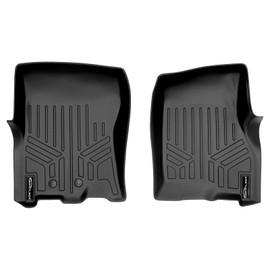 SMARTLINER Floor Mats 1st Row Liner Set Black Compatible with 2011-2017 Compatible with Ford Expedition/Lincoln Navigator (All Models Including EL and L)