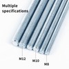 M10 Fully Threaded Rods & Studs, Threaded Bars, Blue Zinc