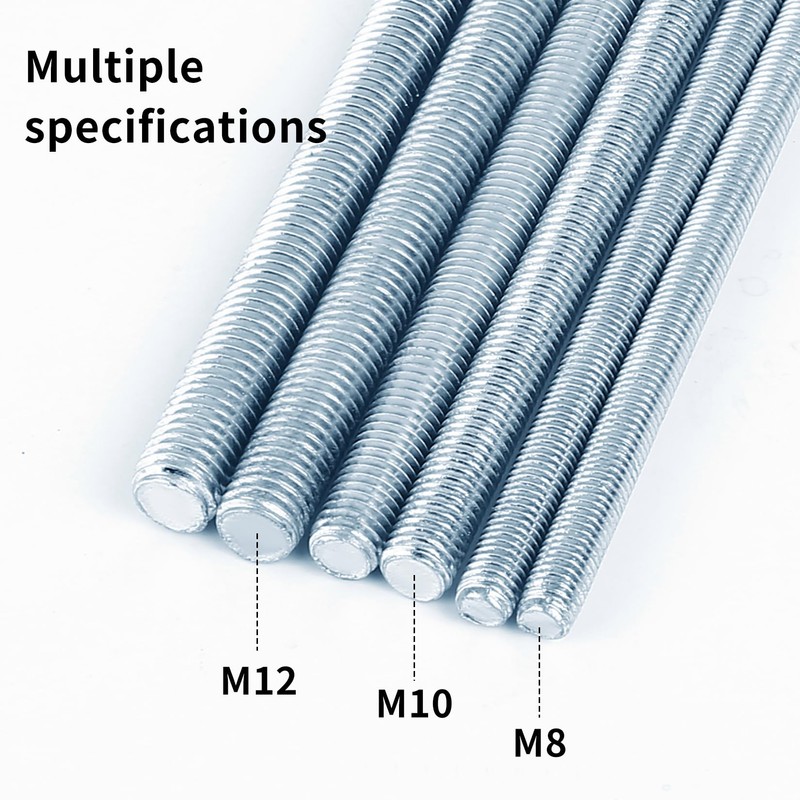M10 Fully Threaded Rods & Studs, Threaded Bars, Blue Zinc