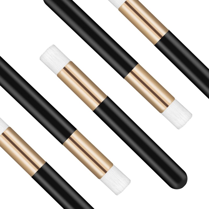 20 unidades de cepillo de pestañas negro para champú y