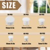 6 Sizes Plastic Hole Plugs, 3/16",1/4", 3/8", 1/2", 5/8", 3/4"