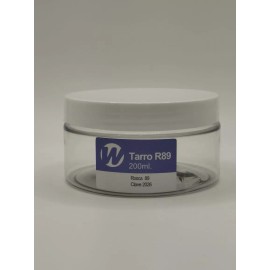 Escowill 10 Tarros 200ml R89 Natural+ Tapa Baja Acabado Brillante