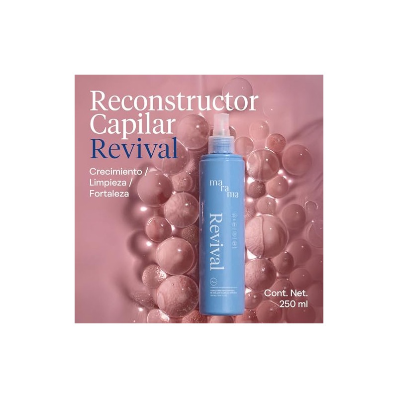 MARAMA Tratamiento Reparador - sin Parabenos Reconstructor 250 ml Fortalece