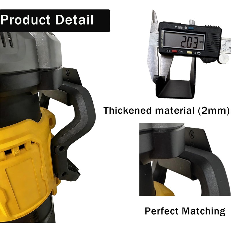 Metal Wall Mount Hanger for Leaf Blower, Compatible with DeWalt