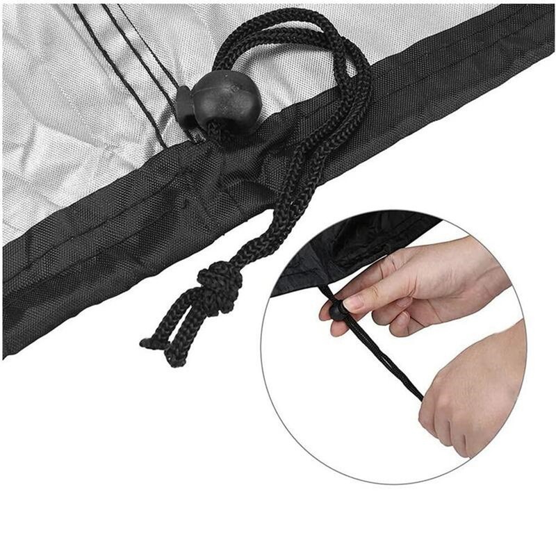Dust Cover 100x60x90cm Rectangle Dust Sun Protection Weatherproof Breathable Tear