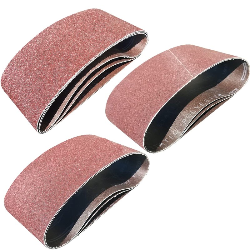 Tonmp 15 PCS 4" x 21" Premium Sanding Belts -