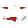 CZJZDZ 5pcs 4mm Retractable Banana Plug Stackable Test Leads Cable