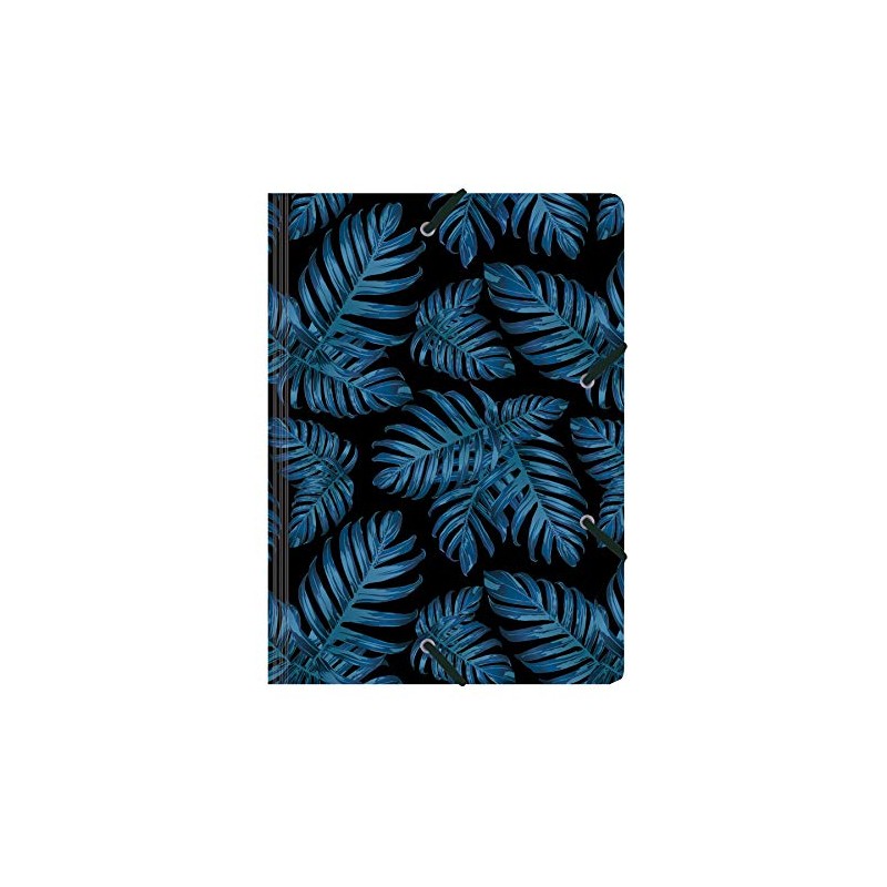 De Luxe Philodendron Folder Blue