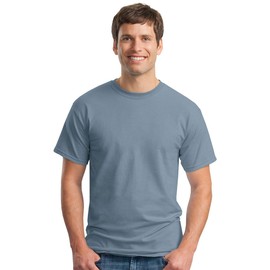 Gildan Adult Short Sleeve T in Stone Blue - Medium