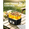 6.3-Cup Cordless Electric Heated Lunch Box for Men with Smart