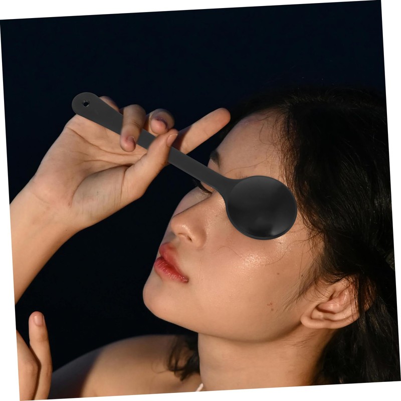 minkissy 3pcs Handheld Eye Occluder Exam Tool for Accurate Vision