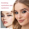 Pack of 60 Micro Eyebrow Brushes, Eyelash Brush with Cap,