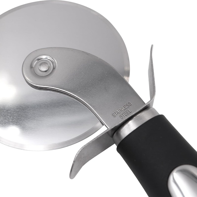 2 PCS Pizza Cutter Wheel Stainless Steel Pizza Wheel Cutter