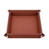Folding PU Leather Valet Tray for Daily Essentials – Collapsible