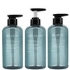 3Pcs Shampoo and Conditioner Dispenser, Shampoo Bottles, Refillable Shampoo and