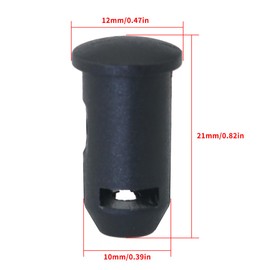 FMHXG 12PCS Outdoor Moon Chair Plastic Plugs Fittings Wear Resistant Non Slip Anti Sag Foot Cover Fittings Replacement Installation Moon Chair Recliner Stool Legs for Fishing Picnic Camping Chair