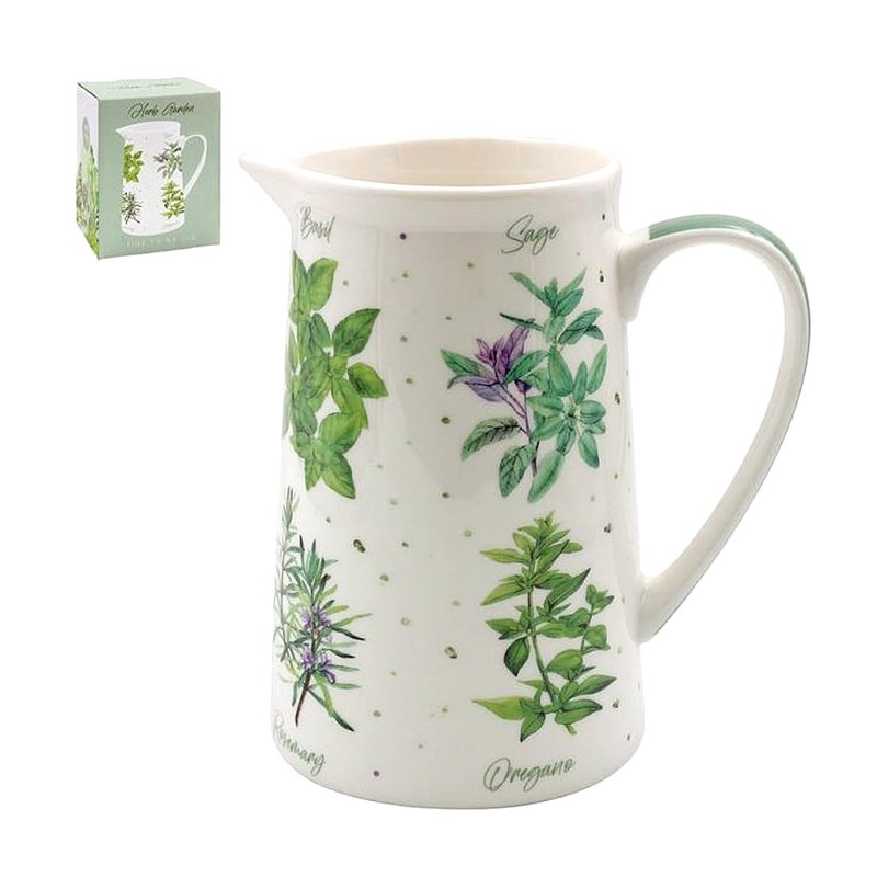 The Leonardo Collection LP95060 Herb Garden Milk Cream Jug, Fine