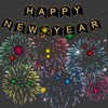 Nenluny Happy New Year Banner Gold Glitter 2025 New Years