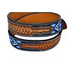 Affilare Western Genuine Leather Beaded Belt For Men and Women
