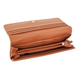 Valentino Unisex Brixton Accessory-Travel Wallet, Cuoio